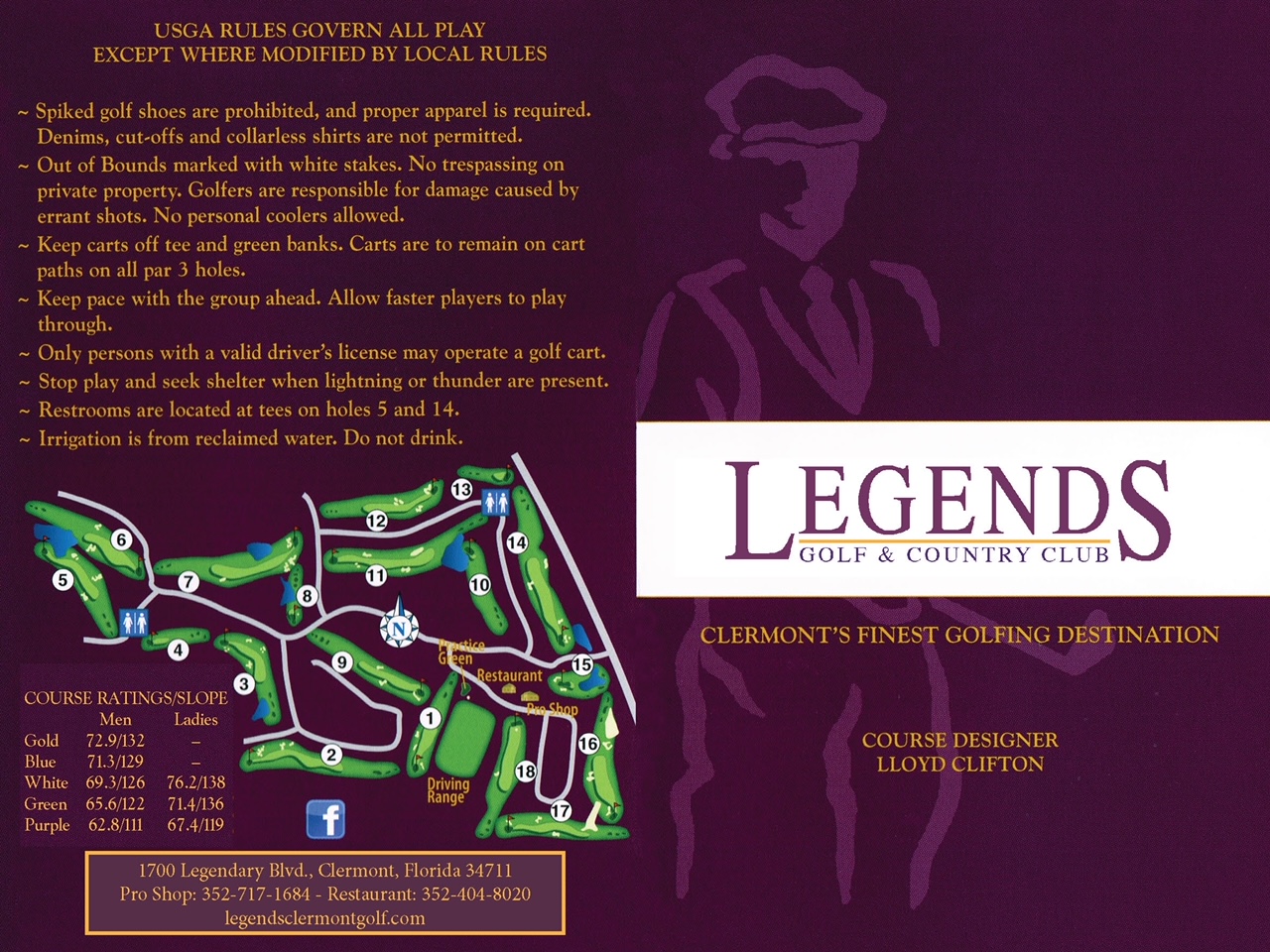 Course Details & Scorecard Legends Golf & Country Club